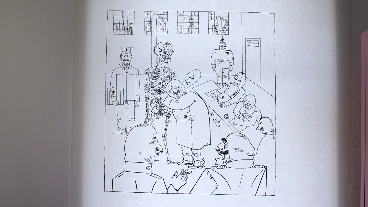 caricature by George Grosz