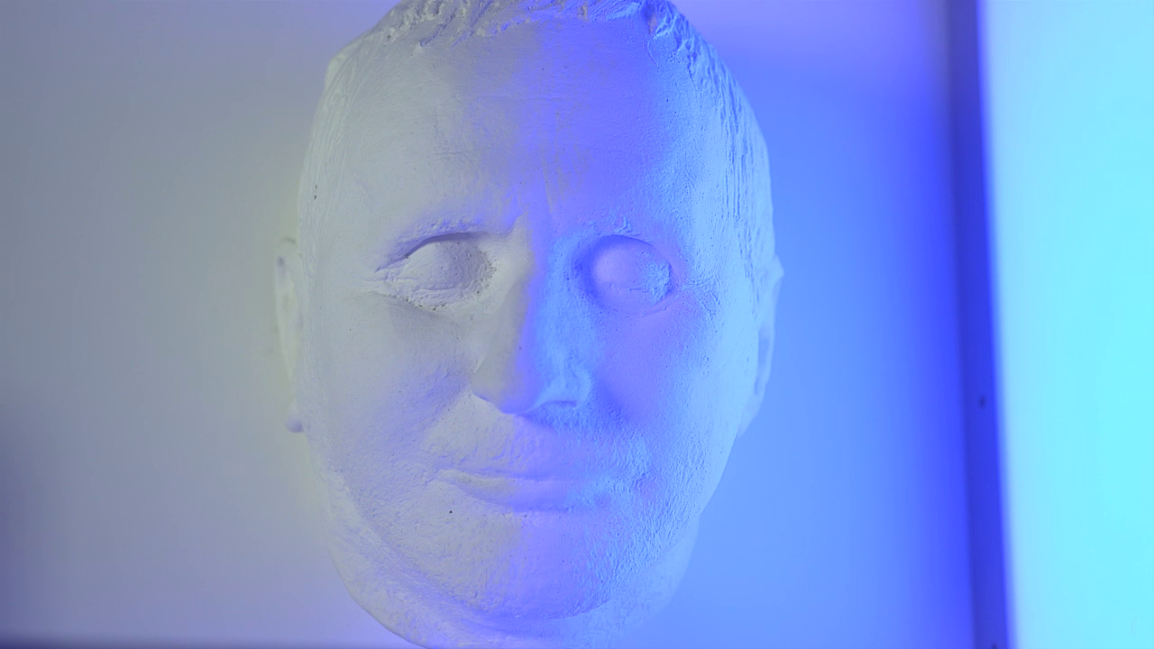 Gips Totenmaske von Berthold Brecht Brechts Totenmaske